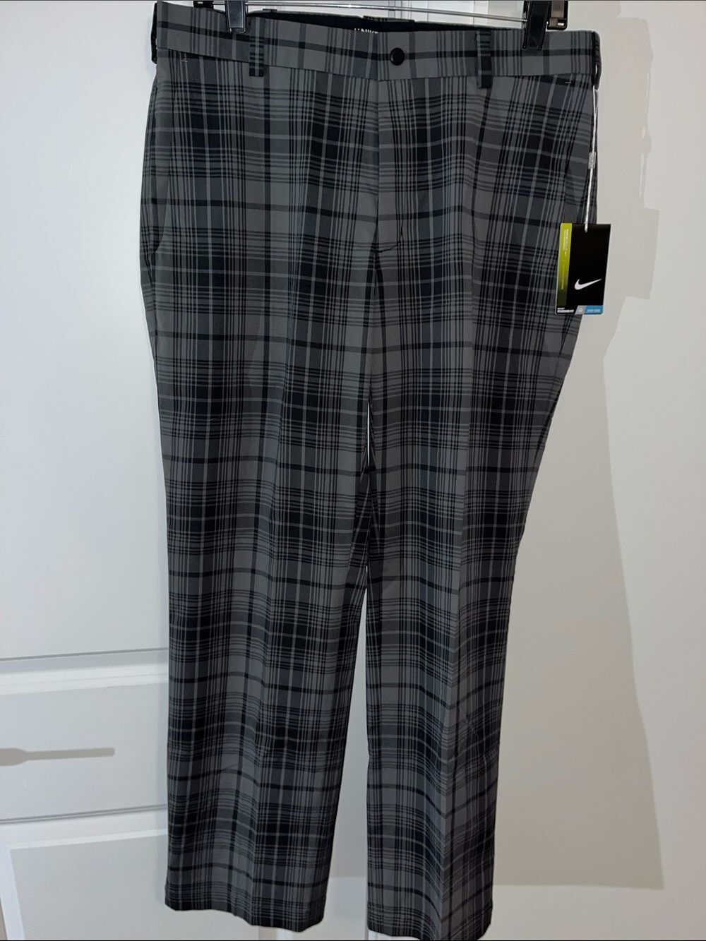 Nike Gray Plaid Tour Performance Scottie Scheffler Rory McIlroy golf pants 32 36